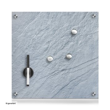 Memoboard Glas Schiefer