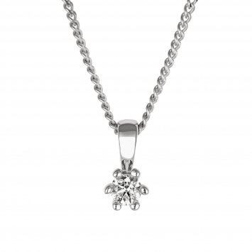 Halskette Gold 585 mit natürlichem Brillant 0,15ct.