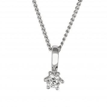 Halskette Gold 585 mit natürlichem Brillant 0,20ct.