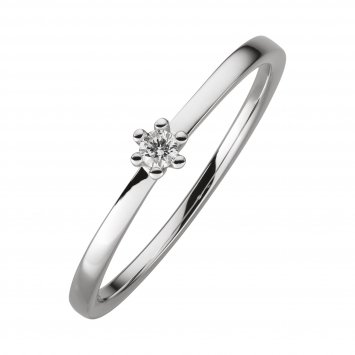 Ring Gold 750 mit Brillant 0,05ct.