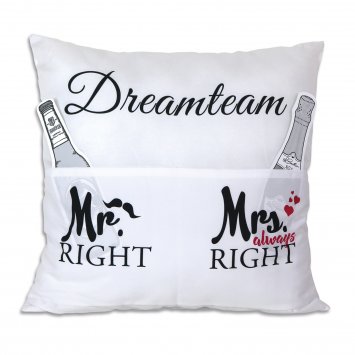 Kissen mit Taschen Dreamteam
