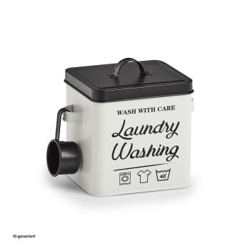 Waschpulver-Box, Metall Laundry