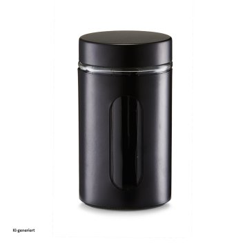 Vorratsglas 900 ml Schwarz