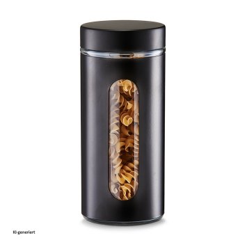 Vorratsglas 1200 ml Schwarz