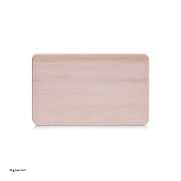 Schneidebrett eckig Buche 26 x 16 cm