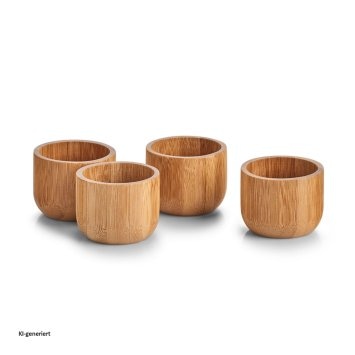 Eierbecher-Set 4-teilig Bamboo