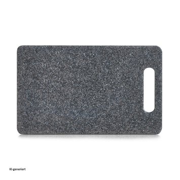 Schneidbrett 25 x 15 cm Granitoptik Anthrazit