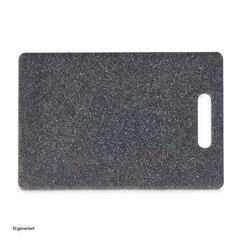 Schneidbrett 30 x 20 cm Granitoptik Anthrazit