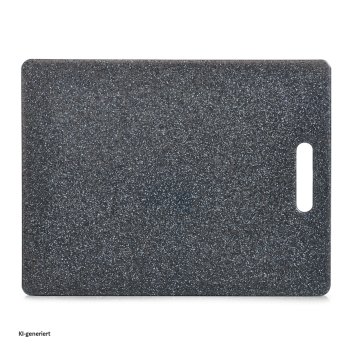 Schneidbrett 36,5 x 27,5 cm Granitoptik Anthrazit