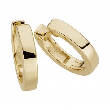 Ohrringe Gold 585 hochglanzpoliert 13,2mm Durchmesser