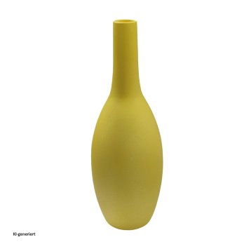 Flaschenvase 40 cm Gelb