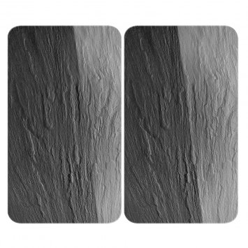 Herdabdeckplatte Universal Mod. Schiefer, 2er Set, für alle Herdarten geeignet