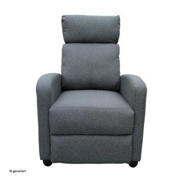 Relaxsessel Corrado Leinen Grau