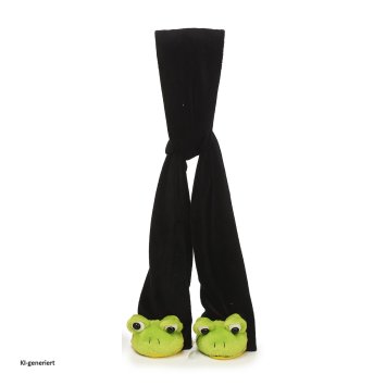 Schal aus Plüsch Frosch