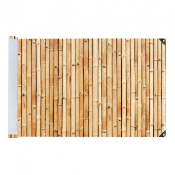 Balkon-Sichtschutz Mod. Bambus, 5 m, UV- und witterungsbeständig