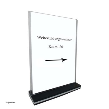 Tischaufsteller A3 Hochformat
