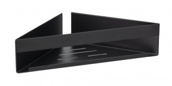 Turbo-Loc® Eckablage Mod. Genova Black, Befestigen ohne Bohren mit Spezial-Klebepad