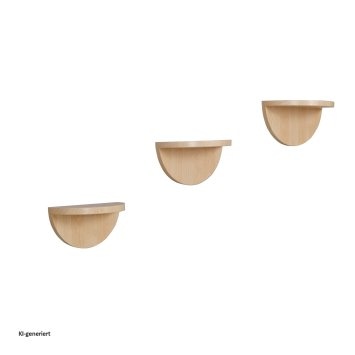 Wandregal 3er Set Konsole Altona Sonoma