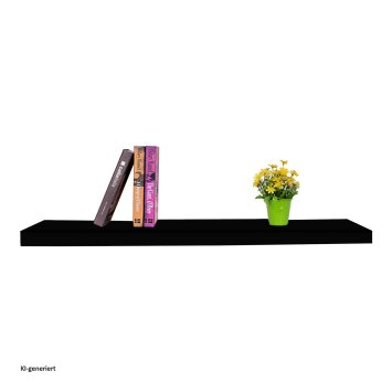 Wandregal 80 cm Altona Schwarz