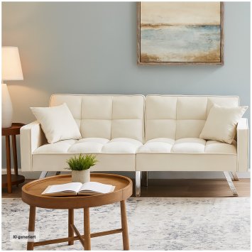 Sofa mit Schlaffunktion Brigga Beige