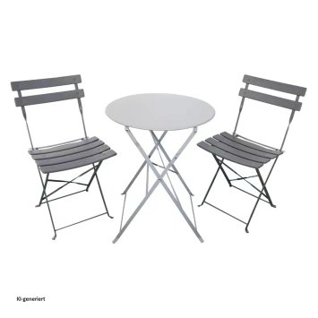Bistroset 3-teilig Cavo Grau