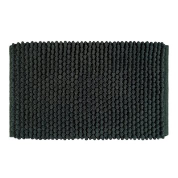 Badteppich Mod. Solivo Dunkelgrün, 50 x 80 cm, rutschfest und waschbar bis 30 °C
