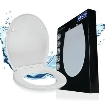 WC Sitz Mod. Vorno Neo Weiß, Toilettendeckel mit Absenkautomatik