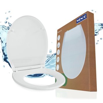 WC Sitz Mod. Kos Weiß, Toilettendeckel mit Absenkautomatik