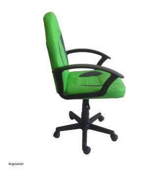 Schreibtischstuhl Junior höhenverstellbar ergonomischer Drehstuhl Grün