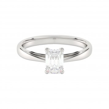 Ring 585 Weißgold mit im Labor gezüchteten Diamanten