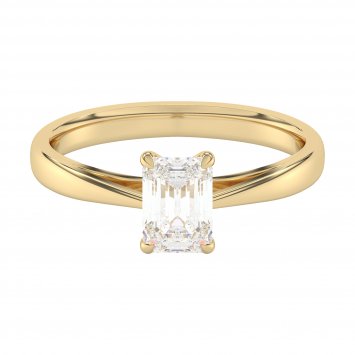 Ring 585 Gold mit im Labor gezüchteten Diamanten 1,0ct.