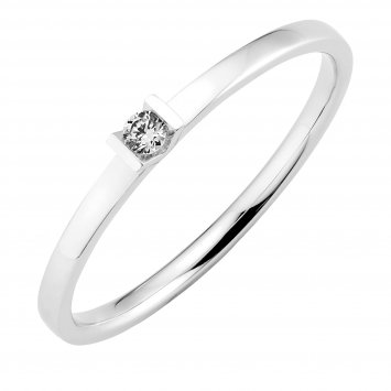 Ring 585 Gold mit Brillant 0,04ct.