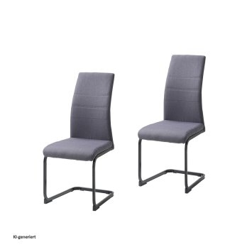 Schwingstuhl SallyP Grau 2er