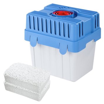 Luftentfeuchter 5 kg Grau, inkl. 1 Nachfüller, für Räume bis 250 m³