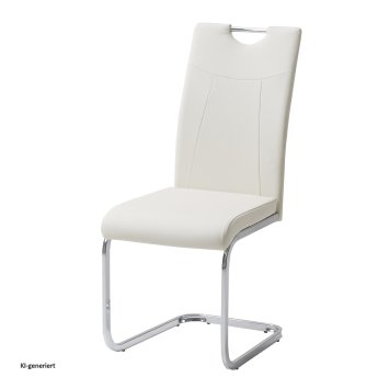 Esszimmerstuhl Beige Kunstleder Kelly C