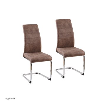 Schwingstuhl SallyC Braun 2er