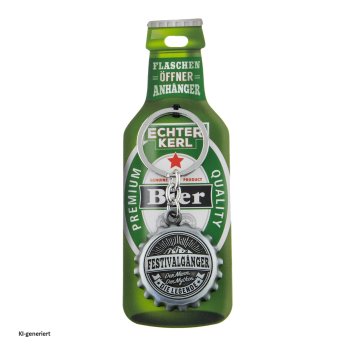 Echter Kerl Flaschenöffner Festivalgänger