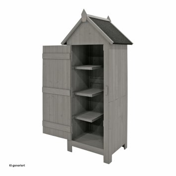 Gerätschrank Wilbur Grau