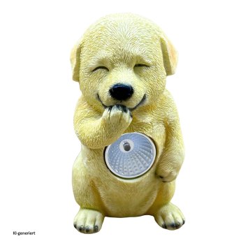 Solardekoleuchte Hund