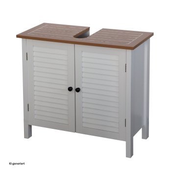 Waschbeckenunterschrank Bambus