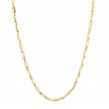 Kette 925/- Sterling Silber vergoldet Stäbchen