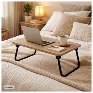 Laptoptisch Frühstückstablett fürs Bett Sonoma