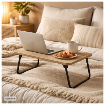 Laptoptisch Frühstückstablett fürs Bett Artisaneiche