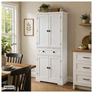 Buffetschrank Thekla Landhausstil Weiß