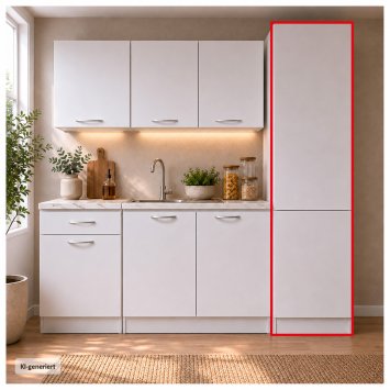 Küchenhochschrank Jenna Weiß 50 cm