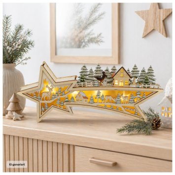 LED Lichterbogen Sternschnuppe