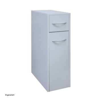 Mehrzweckschrank schmal Thekla Weiß