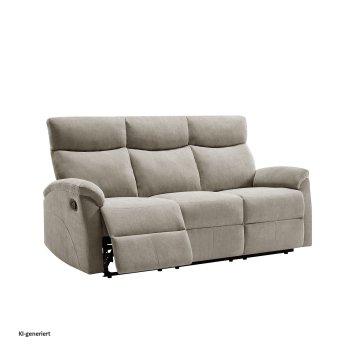 Sofagarnitur mit Relaxfunktion Koba Beige