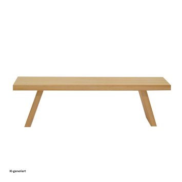 Schwibbogenbank aus Holz 40 cm Natur
