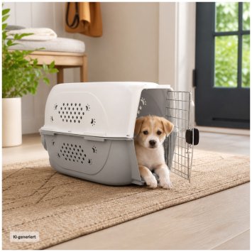 Haustiertransportbox Hund Katze Kunststoff Transportbox